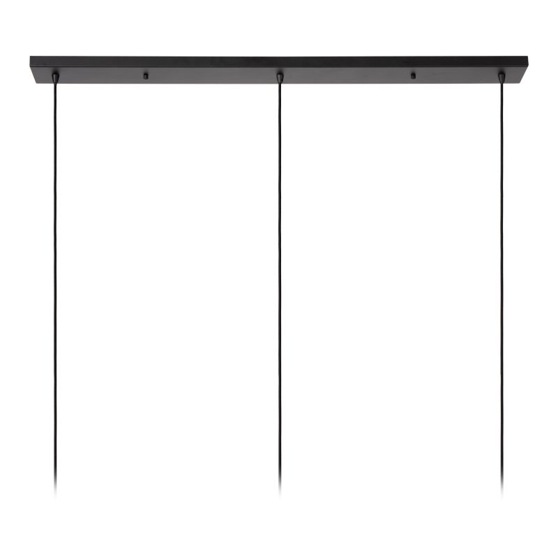 Lucide DANZA - Závesné svietidlo - 3xE27 - Čierne